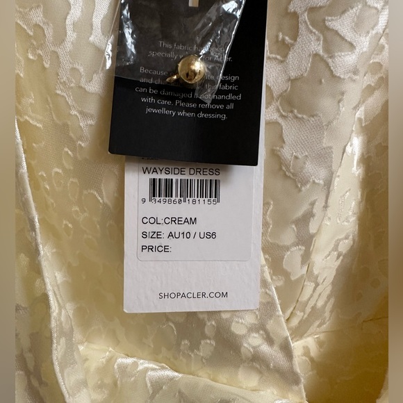 Acler Cream Wayside Dress - Picture 4 of 4